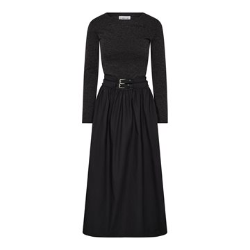 Haute L' Amitié - Hailey Mix Belt Dress - Black